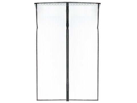 MOSKITIERA SIATKA MAGNETYCZNA NA DRZWI 100X210CM CZARNA MOSKITIERA SIATKA MAGNETYCZNA NA DRZWI 100X210CM CZARNA