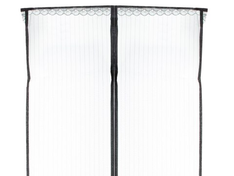 MOSKITIERA SIATKA MAGNETYCZNA NA DRZWI 100X210CM CZARNA MOSKITIERA SIATKA MAGNETYCZNA NA DRZWI 100X210CM CZARNA