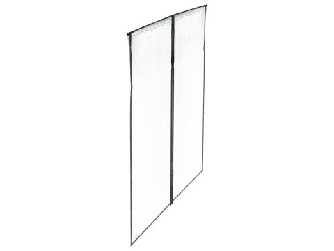 MOSKITIERA SIATKA MAGNETYCZNA NA DRZWI 100X210CM CZARNA MOSKITIERA SIATKA MAGNETYCZNA NA DRZWI 100X210CM CZARNA