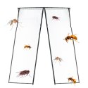 MOSKITIERA SIATKA MAGNETYCZNA NA DRZWI 100X210CM CZARNA