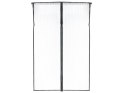 MOSKITIERA SIATKA MAGNETYCZNA NA DRZWI 160X230CM CZARNA