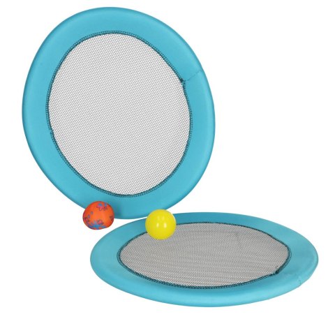 PALETKI DO GRY RAKIETY Z SIATECZKI ZESTAW 2 PIŁKI I PALETKI 44CM PALETKI DO GRY RAKIETY Z SIATECZKI ZESTAW 2 PIŁKI I PALETKI 44CM