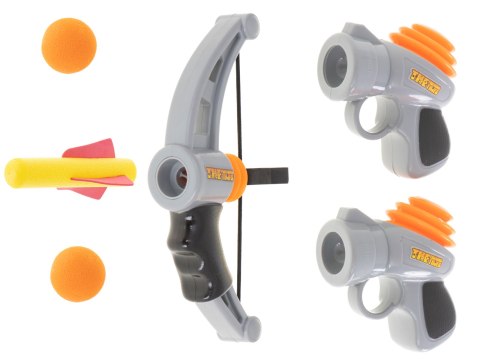 PISTOLET NA KULKI PIANKOWE KUSZA KULKI ZESTAW DLA DWÓCH OSÓB PISTOLET NA KULKI PIANKOWE KUSZA KULKI ZESTAW DLA DWÓCH OSÓB