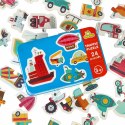 PUZZLE W PUSZCE POJAZDY 24 PUZZLE
