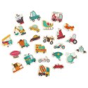 PUZZLE W PUSZCE POJAZDY 24 PUZZLE