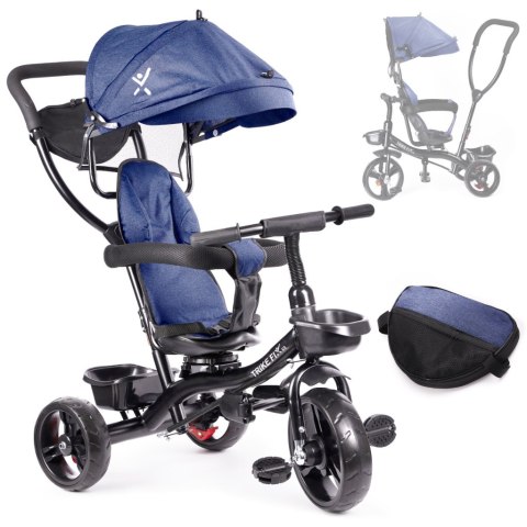 ROWEREK TRÓJKOŁOWY TRIKE FIX LITE GRANATOWY ROWEREK TRÓJKOŁOWY TRIKE FIX LITE GRANATOWY