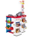 SUPERMARKET SKLEP KASA FISKALNA + WÓZEK MODEL 2