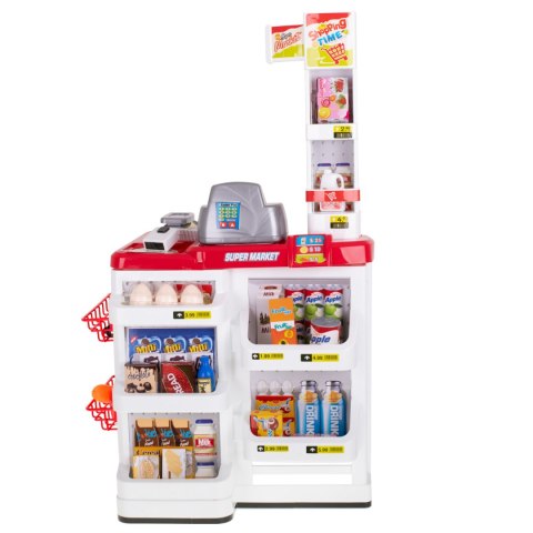 SUPERMARKET SKLEP KASA FISKALNA + WÓZEK MODEL 2 SUPERMARKET SKLEP KASA FISKALNA + WÓZEK MODEL 2
