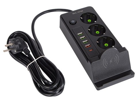98-237# Przedłużacz sieciowy ps-350u 3-gniazda 4xusb+usb-pd 3m biały 3x1mm 98-237# Przedłużacz sieciowy ps-350u 3-gniazda 4xusb+usb-pd 3m biały 3x1mm