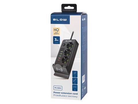 98-237# Przedłużacz sieciowy ps-350u 3-gniazda 4xusb+usb-pd 3m biały 3x1mm 98-237# Przedłużacz sieciowy ps-350u 3-gniazda 4xusb+usb-pd 3m biały 3x1mm