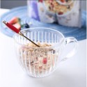 Filiżanka szklanka ryflowana duża 460 ml 1szt SZK152