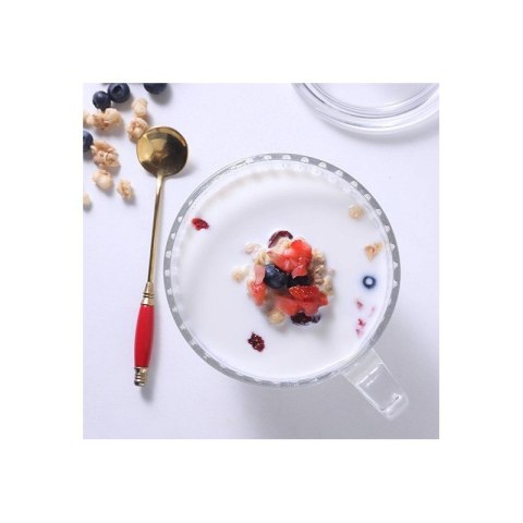 Filiżanka szklanka ryflowana duża 460 ml 1szt SZK152