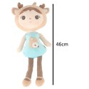 LALKA SZMACIANA METOO PRZYTULANKA MIĘKKA JELONEK 4+6CM
