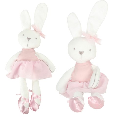 MASKOTKA PLUSZOWA KRÓLIK W RÓŻOWEJ SUKIENCE 42CM MASKOTKA PLUSZOWA KRÓLIK W RÓŻOWEJ SUKIENCE 42CM