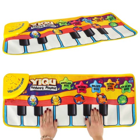 MATA EDUKACYJNA MINI PIANINKO 72X29CM MATA EDUKACYJNA MINI PIANINKO 72X29CM