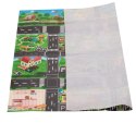 MATA EDUKACYJNA DO ZABAWY MIASTO ULICA + ZNAKI DROGOWE WODOODPORNA KOLOROWA 130X100CM