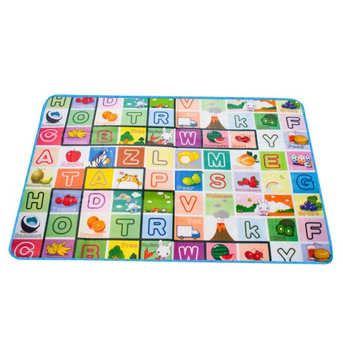MATA EDUKACYJNA PIANKOWA DWUSTRONNA SKŁADANA BAJKOWY ŚWIAT 180 X 120 CM MATA EDUKACYJNA PIANKOWA DWUSTRONNA SKŁADANA BAJKOWY ŚWIAT 180 X 120 CM