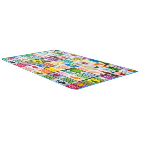 MATA EDUKACYJNA PIANKOWA DWUSTRONNA SKŁADANA BAJKOWY ŚWIAT 180 X 120 CM MATA EDUKACYJNA PIANKOWA DWUSTRONNA SKŁADANA BAJKOWY ŚWIAT 180 X 120 CM