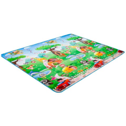MATA EDUKACYJNA PIANKOWA DWUSTRONNA SKŁADANA MORSKI ŚWIAT 190 X 170 CM MATA EDUKACYJNA PIANKOWA DWUSTRONNA SKŁADANA MORSKI ŚWIAT 190 X 170 CM