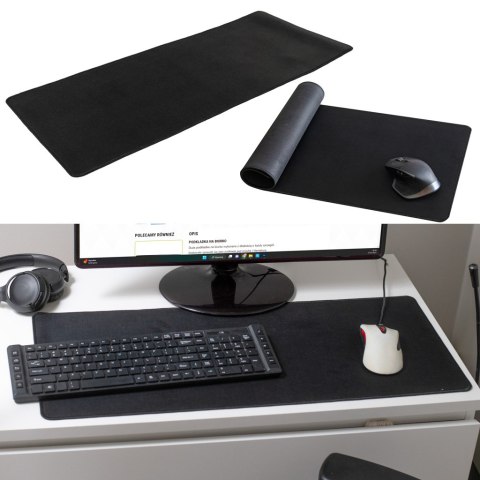 PODKŁADKA POD MYSZ NA BIURKO MATA 30X70X0,2CM PODKŁADKA POD MYSZ NA BIURKO MATA 30X70X0,2CM