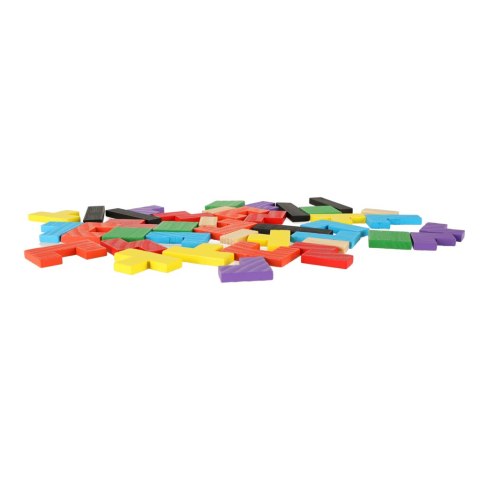 PUZZLE DREWNIANE UKŁADANKA TETRIS KLOCKI 40EL. PUZZLE DREWNIANE UKŁADANKA TETRIS KLOCKI 40EL.