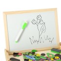 TABLICA MAGNETYCZNA KREDOWA WIELOFUNKCYJNA OGRÓD + KREDKA MARKER GĄBKA