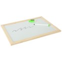 TABLICA MAGNETYCZNA KREDOWA WIELOFUNKCYJNA OGRÓD + KREDKA MARKER GĄBKA