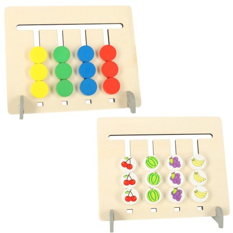 ZABAWKA EDUKACYJNA DREWNIANA DOPASUJ KOLORY OWOCE MONTESSORI ZABAWKA EDUKACYJNA DREWNIANA DOPASUJ KOLORY OWOCE MONTESSORI
