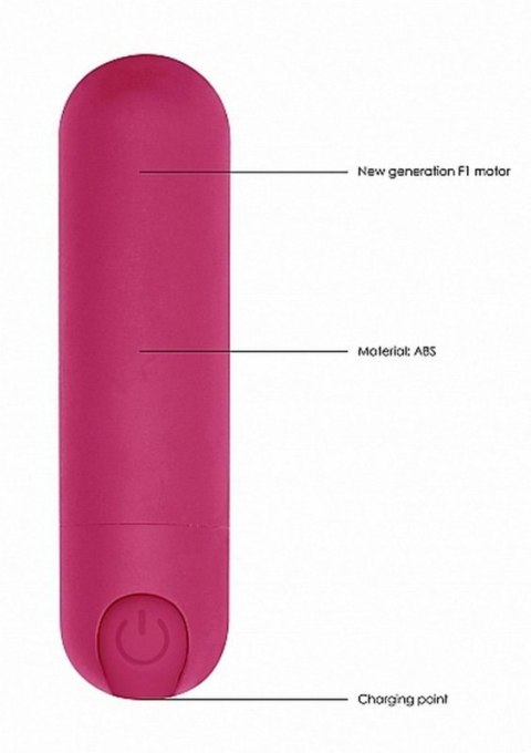 10 Speed Rechargeable Bullet - Pink 10 Speed Rechargeable Bullet - Pink