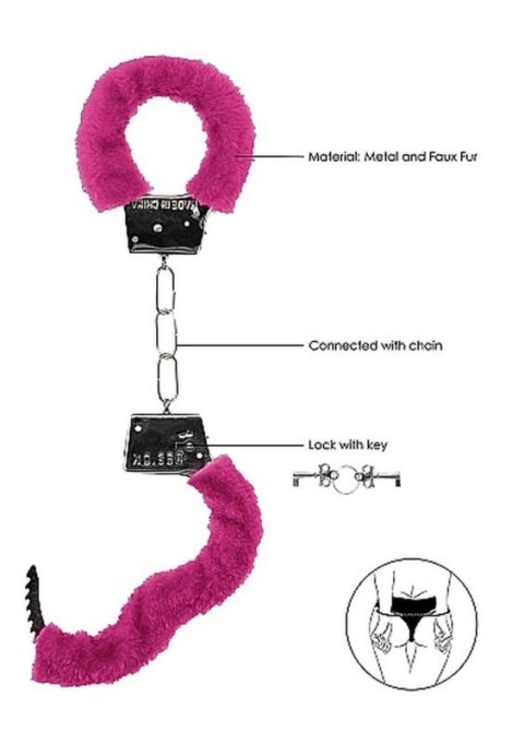 Beginner""s Handcuffs Furry - Pink Beginner""s Handcuffs Furry - Pink
