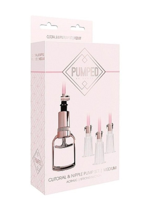 Clitoral & Nipple Pump Set Medium - Rose Gold Clitoral & Nipple Pump Set Medium - Rose Gold