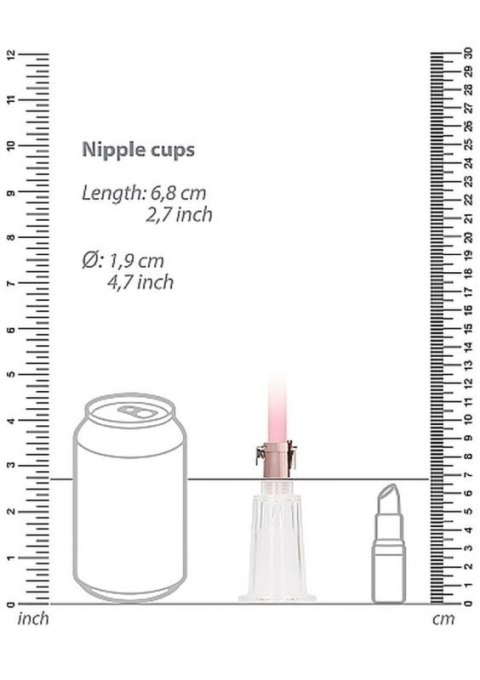 Clitoral & Nipple Pump Set Medium - Rose Gold Clitoral & Nipple Pump Set Medium - Rose Gold
