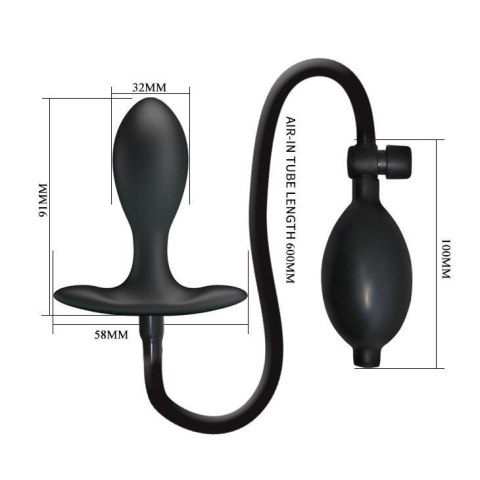 PRETTY LOVE - INFLATABLE ANAL PLUG PRETTY LOVE - INFLATABLE ANAL PLUG