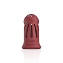 Model 28 - Ultra Soft Silicone Chastity Cage - Red