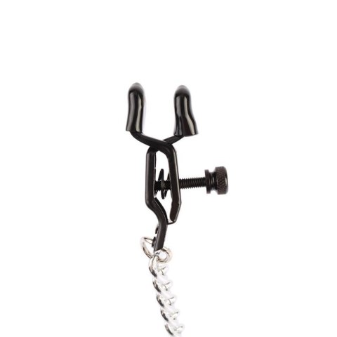 Humiliate Mouth Spreader with Nipple Clamps Humiliate Mouth Spreader with Nipple Clamps