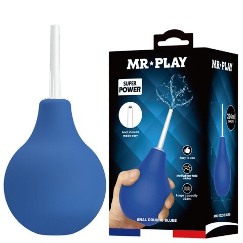 MR PLAY - ANAL DOUCHE BLUEB (224 ml) MR PLAY - ANAL DOUCHE BLUEB (224 ml)
