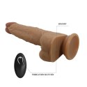 PRETTY LOVE - Jonathan 8,3&#039;&#039; Light Brown, 3 vibration functions Thrusting Wireless remote control