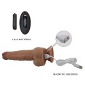 PRETTY LOVE - Jonathan 8,3&#039;&#039; Light Brown, 3 vibration functions Thrusting Wireless remote control