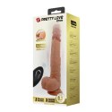 PRETTY LOVE - Jonathan 8,3&#039;&#039; Light Brown, 3 vibration functions Thrusting Wireless remote control