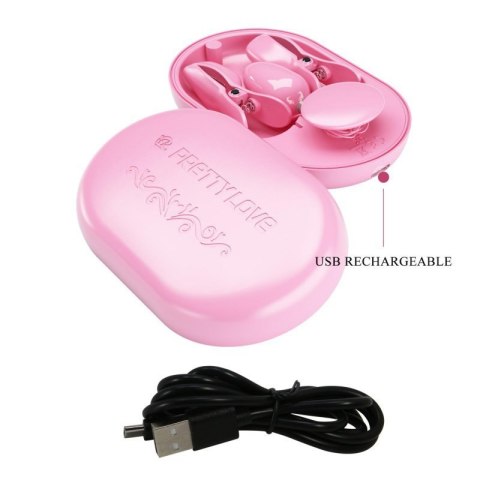 PRETTY LOVE - Surprise Box Pink, 12 vibration functions 3 electric shock functions PRETTY LOVE - Surprise Box Pink, 12 vibration functions 3 electric shock functions