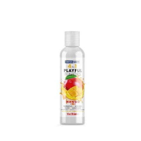 4 in 1 Lubricant with Mango Flavor - 1 fl oz / 30 ml 4 in 1 Lubricant with Mango Flavor - 1 fl oz / 30 ml