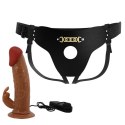 PRETTY LOVE - Marion, Universal Strap-On Harness, Dildo 7.4&#039;&#039;TPR, multi-speed vibration