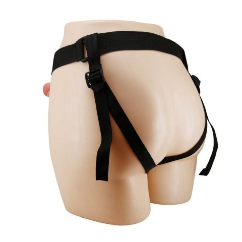 PRETTY LOVE - Mavis Flesh, Universal Strap-On Harness, Dildo 7.4'' TPR PRETTY LOVE - Mavis Flesh, Universal Strap-On Harness, Dildo 7.4'' TPR
