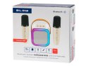 30-358# Głośnik bluetooth karaoke rgb 2 mikrofony