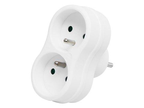 9753# Rozgałęźnik r-270p 2-gniazda z uziemieniem okrągłe 9753# Rozgałęźnik r-270p 2-gniazda z uziemieniem okrągłe