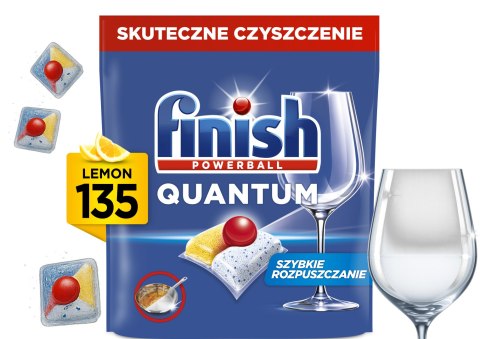 FINISH Kapsułki Quantum 135 lemon FINISH Kapsułki Quantum 135 lemon