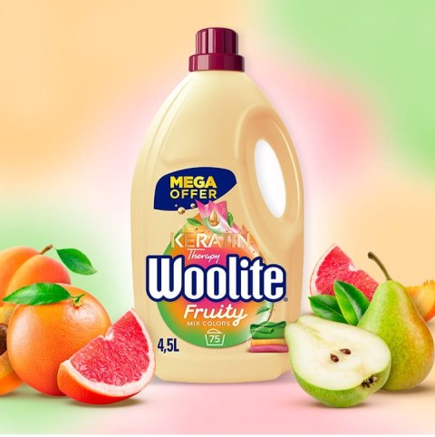 Woolite Fruity do Kolorów z Keratyną 4,5l/75 prań Woolite Fruity do Kolorów z Keratyną 4,5l/75 prań