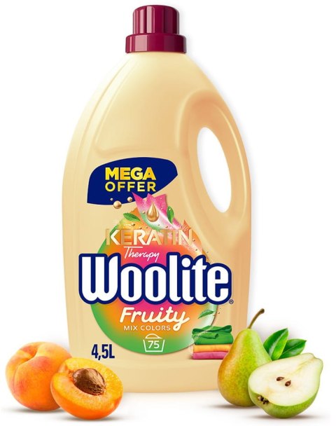 Woolite Fruity do Kolorów z Keratyną 4,5l/75 prań Woolite Fruity do Kolorów z Keratyną 4,5l/75 prań