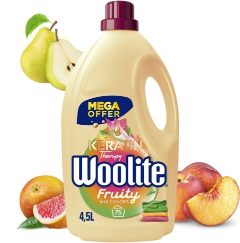 Woolite Fruity do Kolorów z Keratyną 4,5l/75 prań Woolite Fruity do Kolorów z Keratyną 4,5l/75 prań