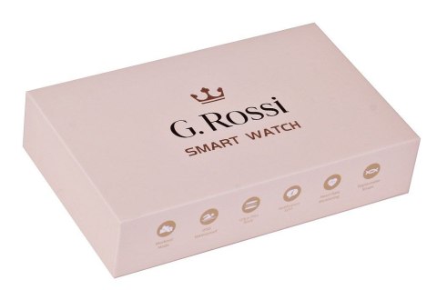 DAMSKI SMARTWATCH G.ROSSI SW014G-2 RÓŻOWE ZŁOTO DAMSKI SMARTWATCH G.ROSSI SW014G-2 RÓŻOWE ZŁOTO